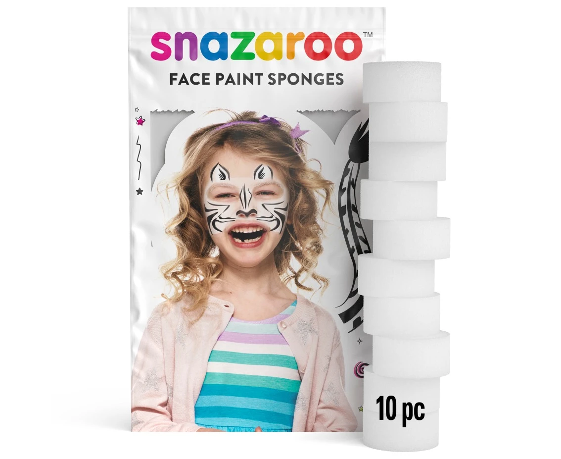 Face painting sponges 10 pcs.